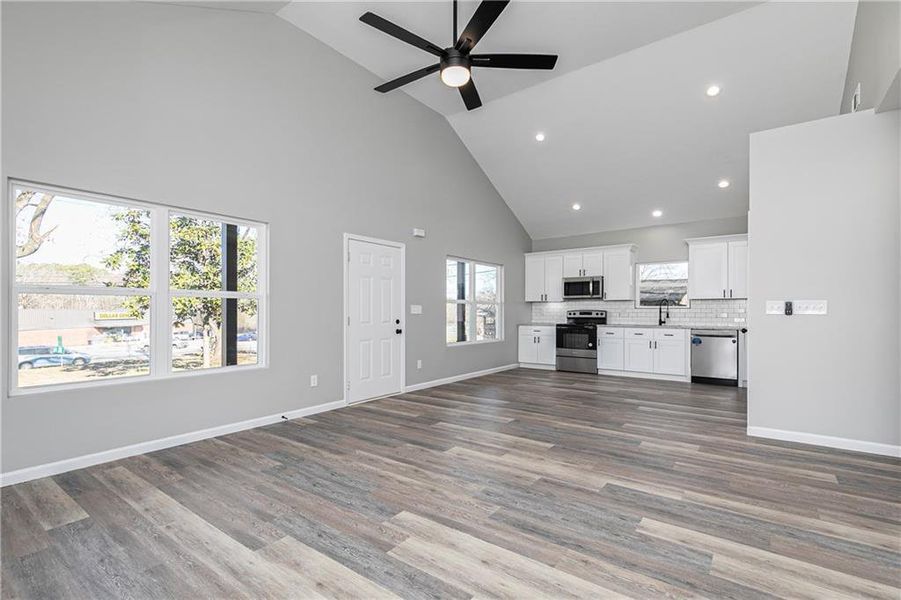 Spacious, unfurnished interior of a new home in , White (Image 16).