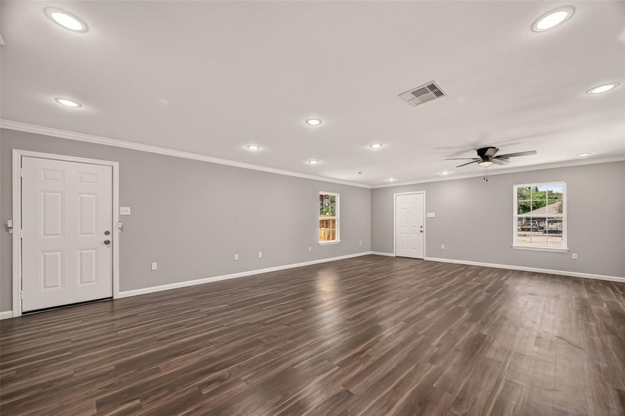 Spacious, unfurnished interior of a new home in , Houston (Image 11). Spacious, unfurnished interior of a new home in , Houston (Image 11).