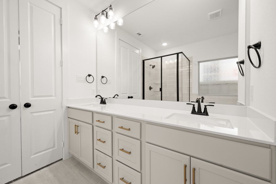 Furnished interior view inside a new home in Treeline, Justin (Image 15).