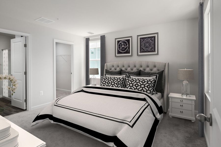 Furnished interior view inside a new home in Somerset, Santee (Image 10).