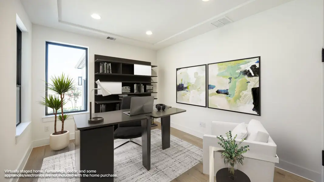 Furnished interior view inside a new home in Santa Rita Ranch - Eldorado, Liberty Hill (Image 5).