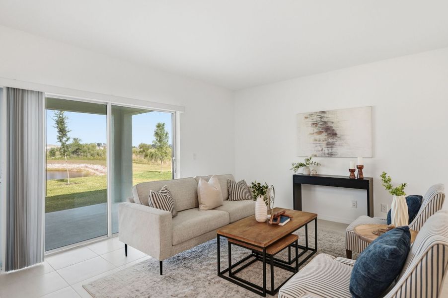 Furnished interior view inside a new home in Preservation Pointe, Davenport (Image 6).