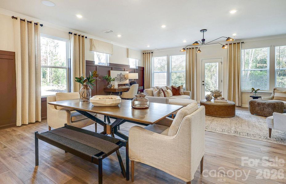 Furnished interior view inside a new home in Galloway Towns, Charlotte (Image 10).