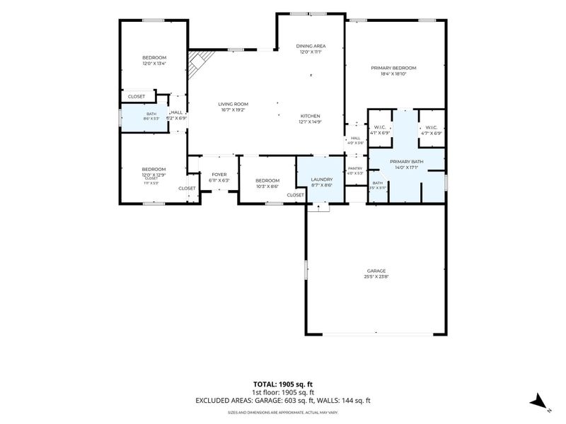 2D floor plan layout of this home in , Blanco, TX (Image 4). 2D floor plan layout of this home in , Blanco, TX (Image 4).