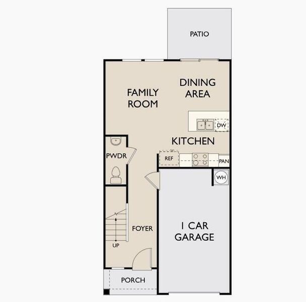 2D floor plan layout of this home in Pinckney Place, North Charleston, SC (Image 3).