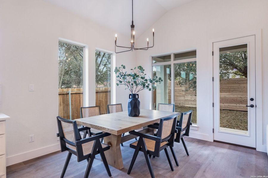 Furnished interior view inside a new home in , New Braunfels (Image 11).