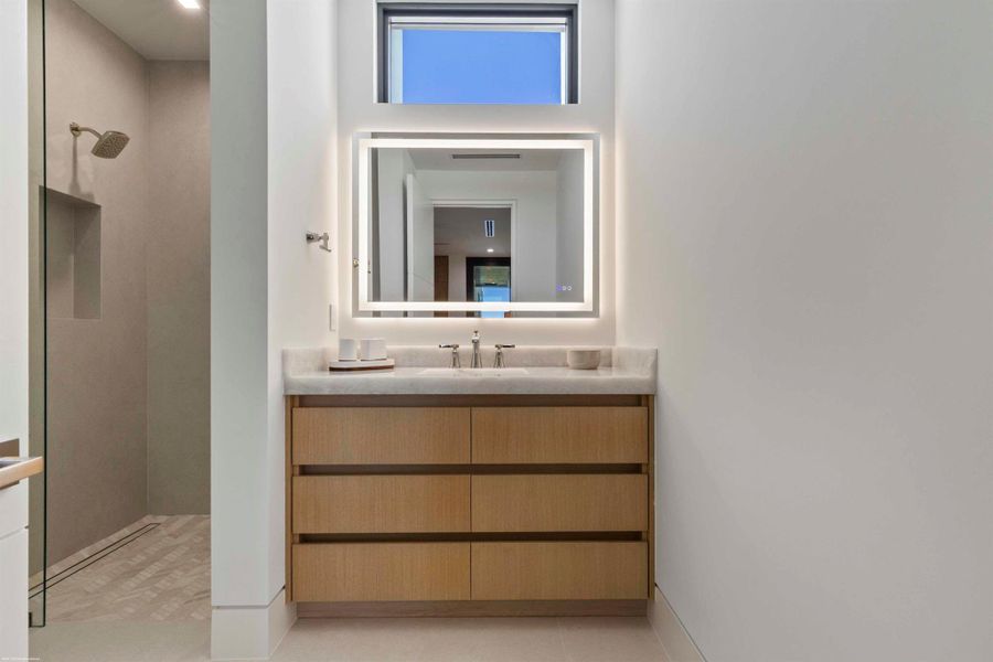 Furnished interior view inside a new home in , Jupiter Island (Image 7).
