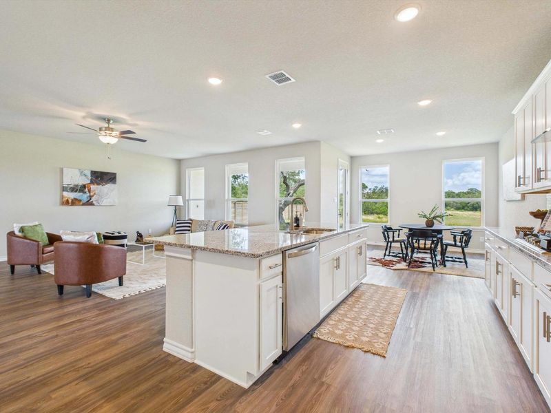 Representative furnished interior of a home built from the The Foster E by Davidson Homes LLC in Potranco Oaks, Castroville (Image 28). Representative furnished interior of a home built from the The Foster E by Davidson Homes LLC in Potranco Oaks, Castroville (Image 28).