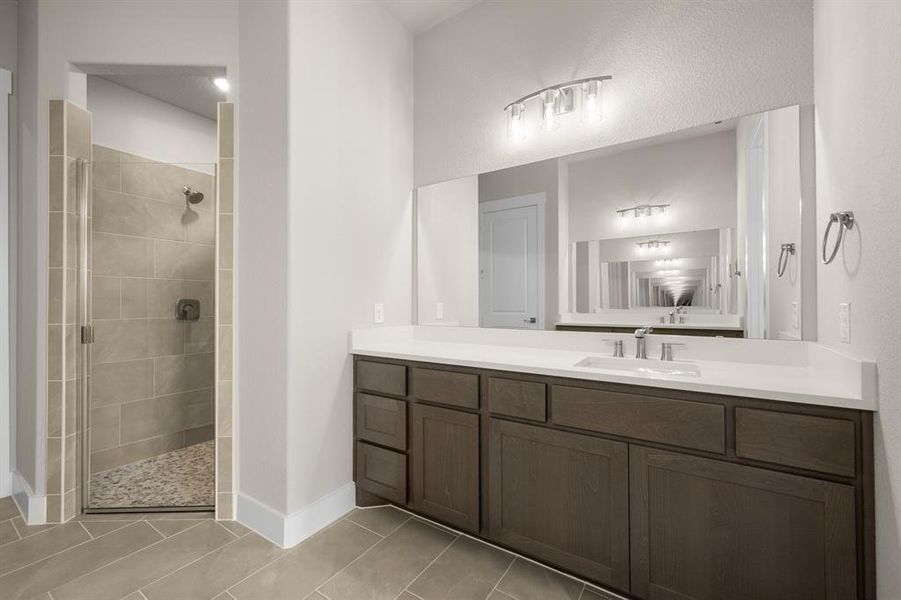 Furnished interior view inside a new home in Ladera at Timberbrook, Justin (Image 7). Furnished interior view inside a new home in Ladera at Timberbrook, Justin (Image 7).