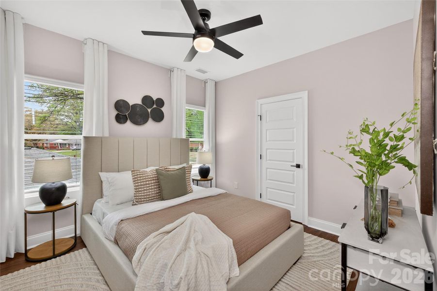 Furnished interior view inside a new home in , Charlotte (Image 11).