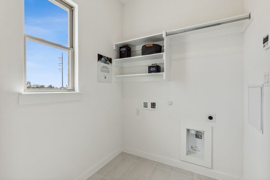 Utility Room in the Van Gogh II home plan by Trophy Signature Homes – REPRESENTATIVE PHOTO