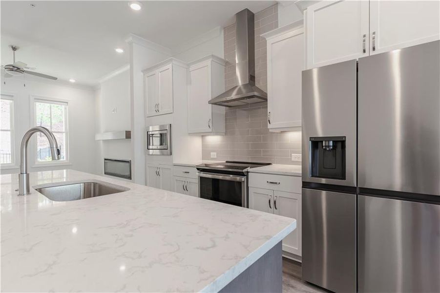 Furnished interior view inside a new home in , Peachtree Corners (Image 8).