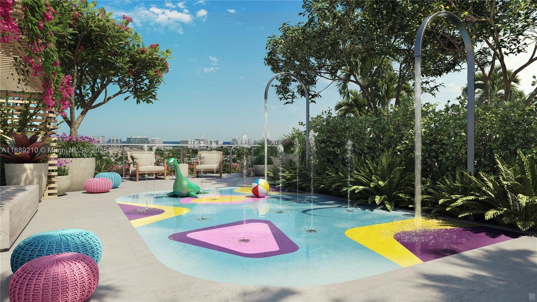 Rooftop Kids Splash Area Rooftop Kids Splash Area