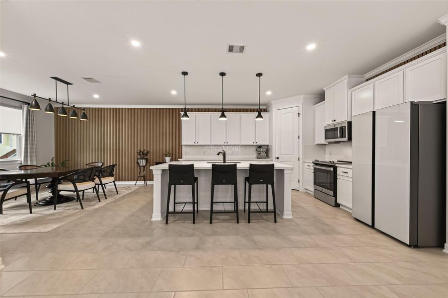 Furnished interior view inside a new home in , Houston (Image 16).