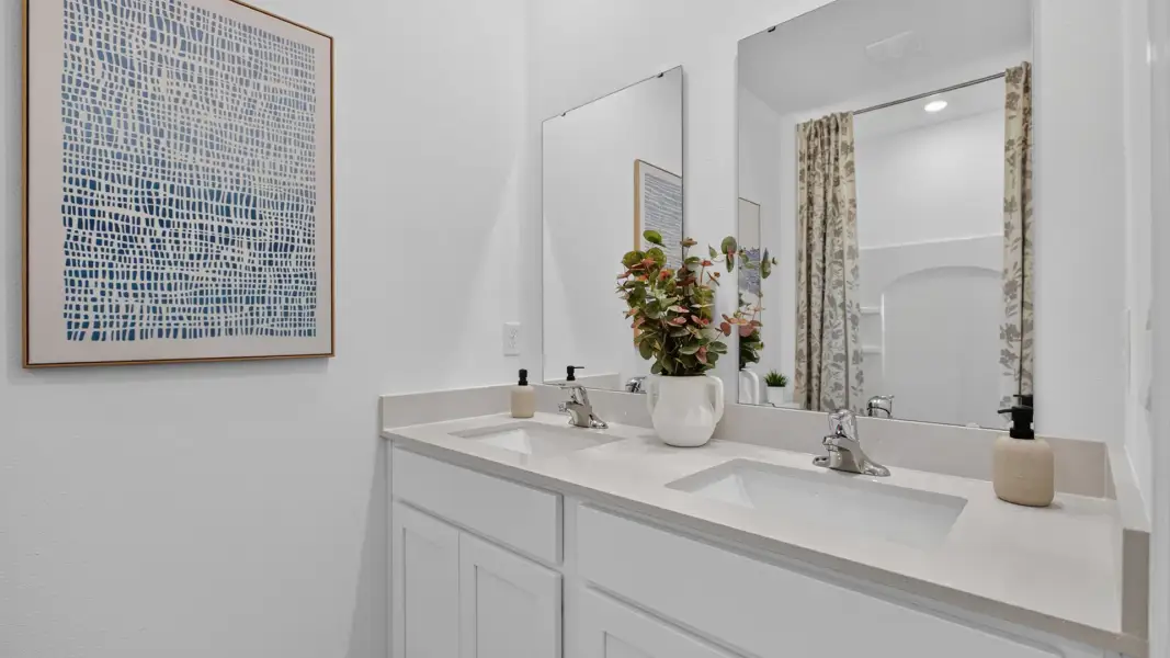 Furnished interior view inside a new home in Copes Landing, Jacksonville (Image 16).