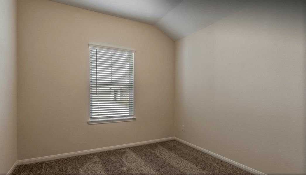 Secondary Bedroom from a Spec home in Houston community.