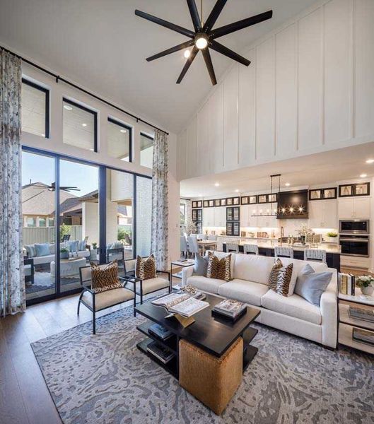 Representative furnished interior of a home built from the 222G by Highland Homes in Quail Hollow, Rockwall (Image 21).