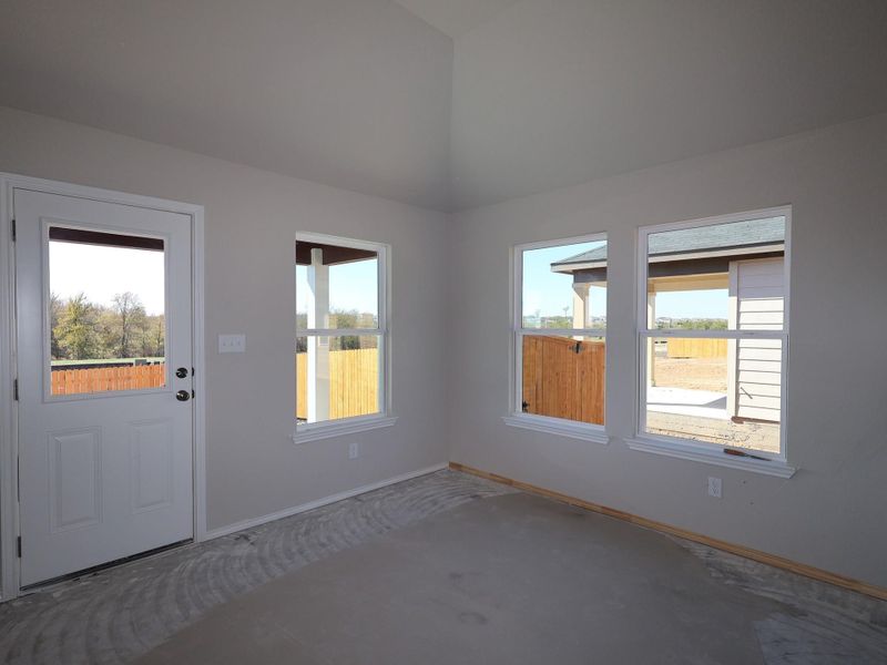 In-progress construction of a new home in Carillon, Manor, TX (Image 9).