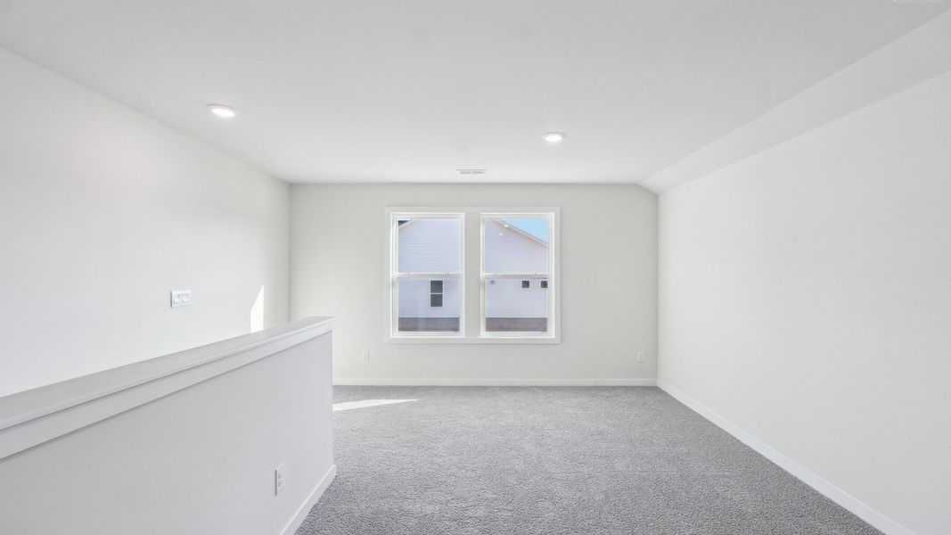 Representative unfurnished interior of a home built from the Willow by D.R. Horton in Westport, York (Image 34).