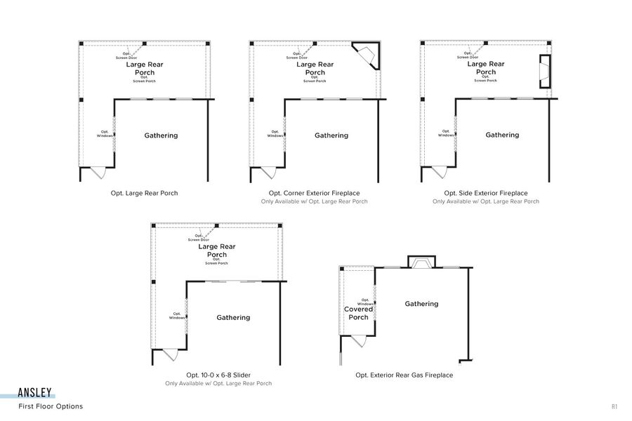 2D floor plan layout for the Ansley by DRB Homes in Riley Farms, Rockvale, TN (Image 37).