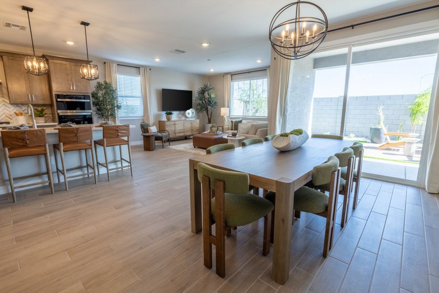 Furnished interior view inside a new home in Blossom Rock Reserve Series, Apache Junction (Image 7).