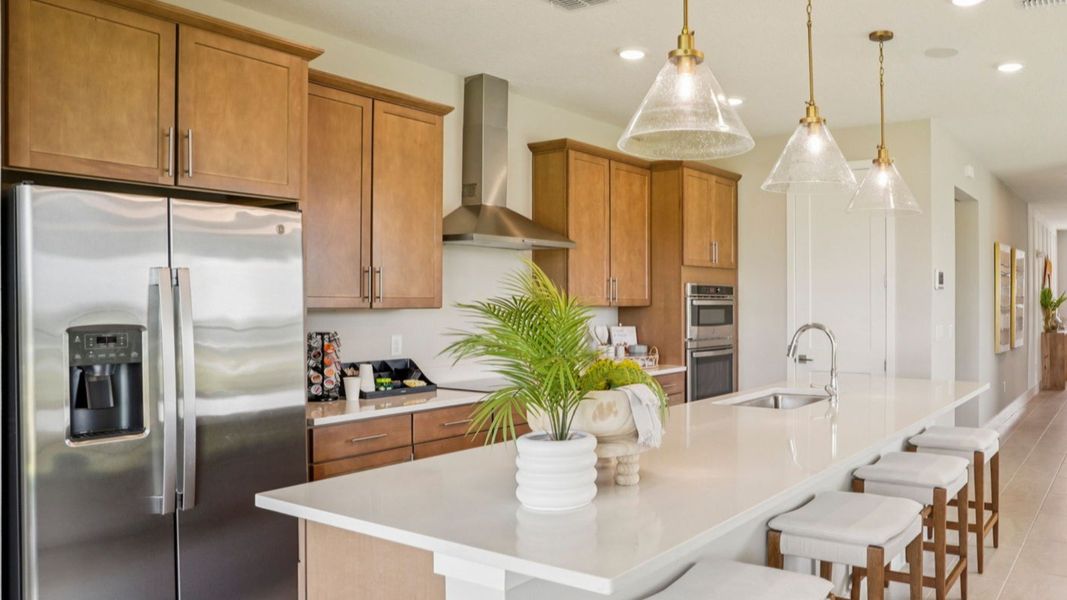 Representative furnished interior of a home built from the Tupelo by DRB Homes in Lakeside at Satilla, St. Cloud (Image 8).