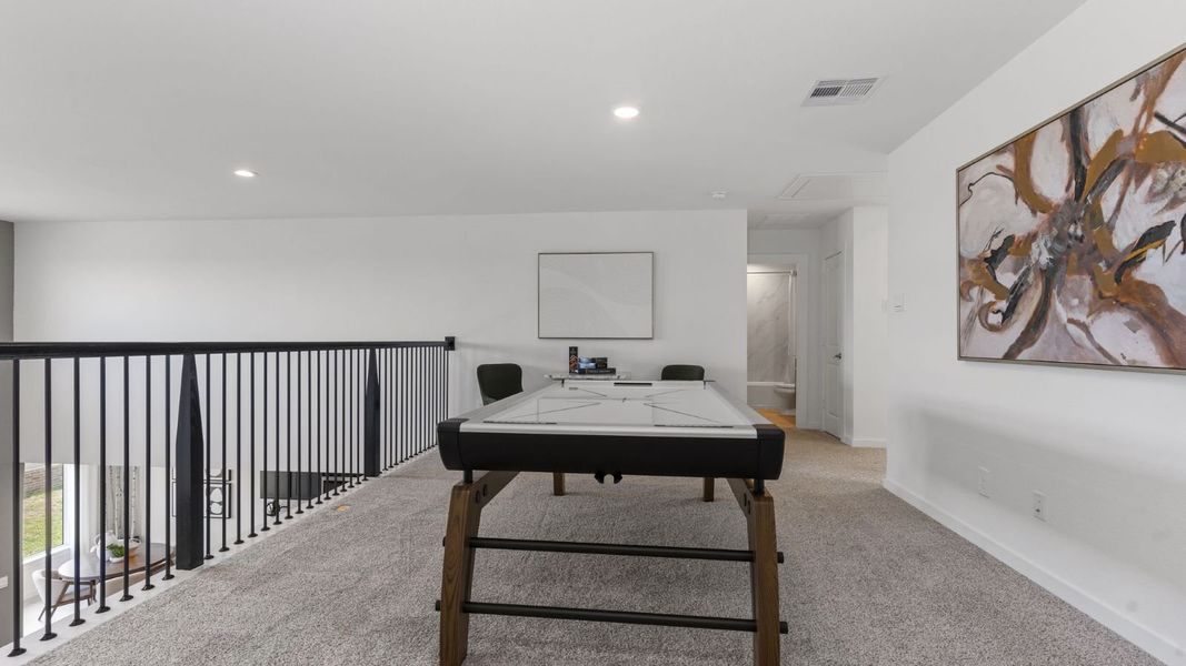 Furnished interior view inside a new home in Tamarron, Fulshear (Image 31).