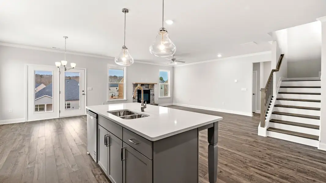 Furnished interior view inside a new home in Westland, Bogart (Image 7).