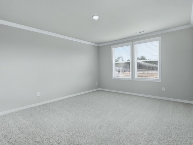Spacious, unfurnished interior of a new home in Marshburn Landing - Bungalow Series, Wendell (Image 16).