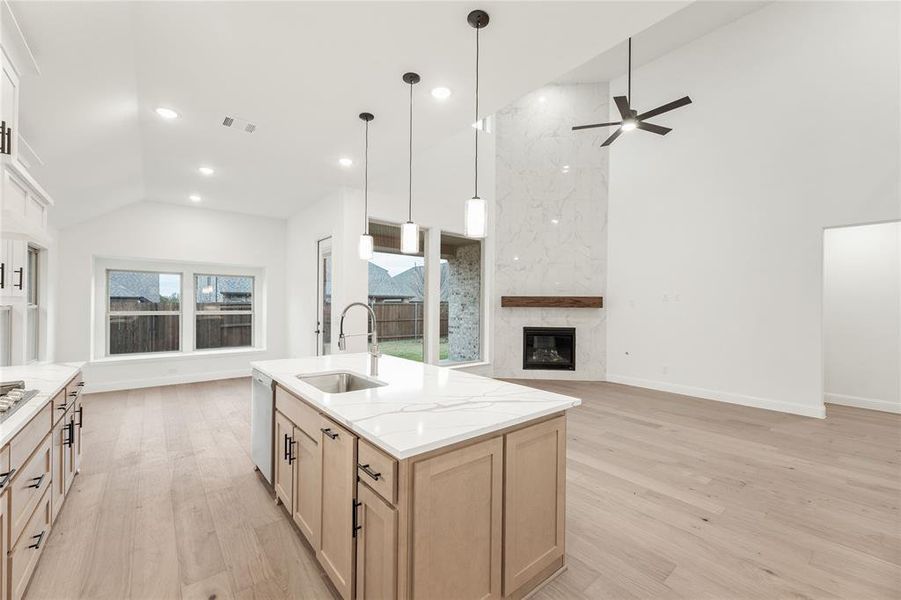 Furnished interior view inside a new home in Willow Wood, McKinney (Image 10).