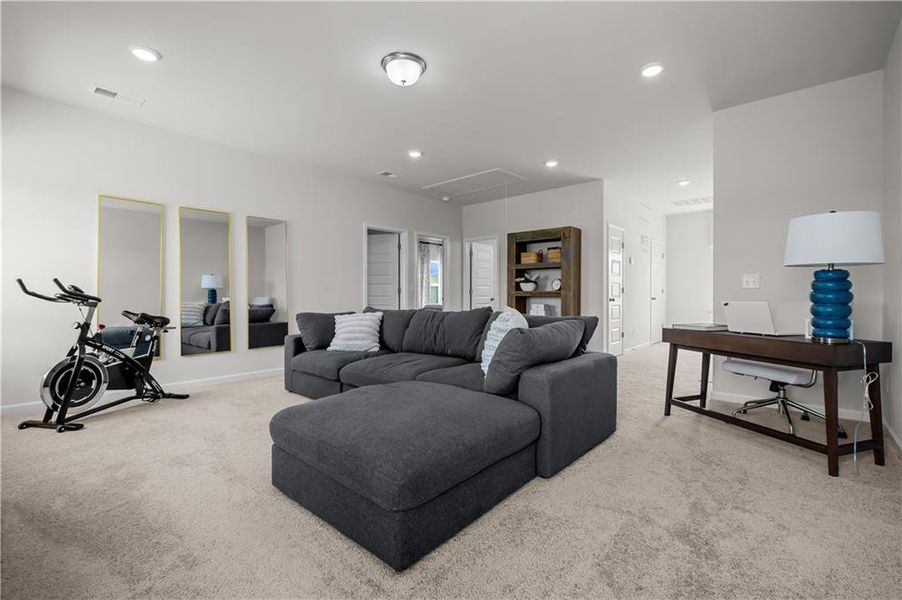 Furnished interior view inside a new home in Capstone Estates, Apison (Image 27).