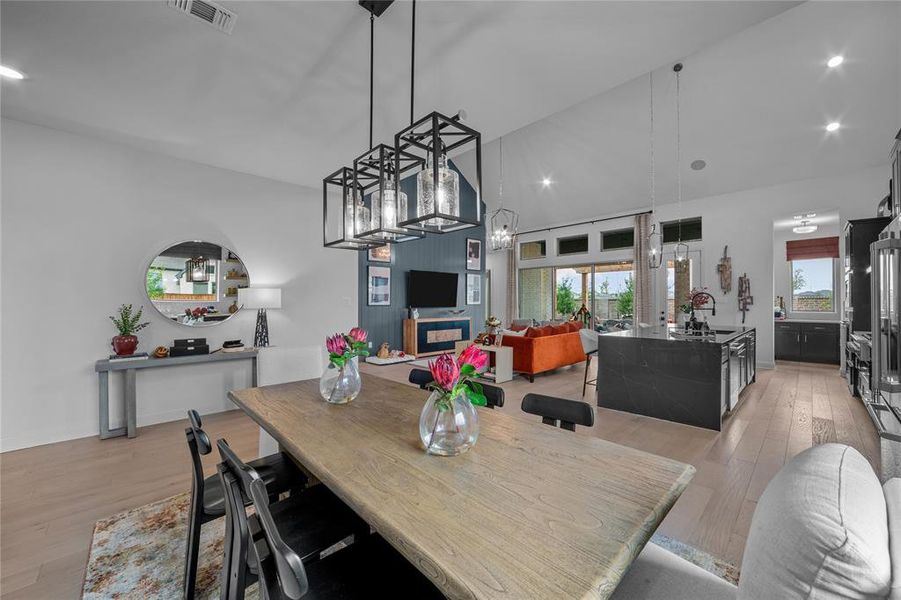Furnished interior view inside a new home in South Pointe Manor Series, Mansfield (Image 14). Furnished interior view inside a new home in South Pointe Manor Series, Mansfield (Image 14).