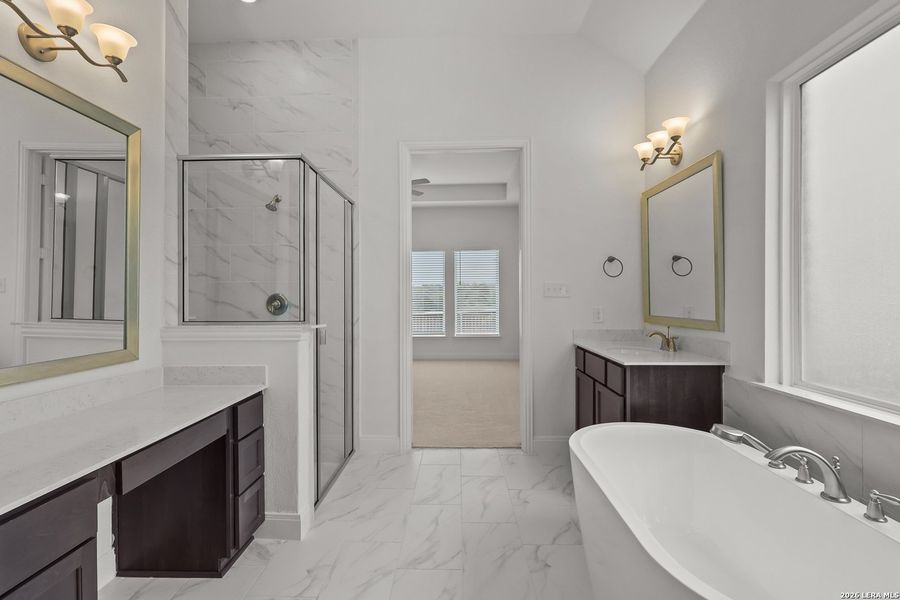 Furnished interior view inside a new home in Homestead, Schertz (Image 14). Furnished interior view inside a new home in Homestead, Schertz (Image 14).