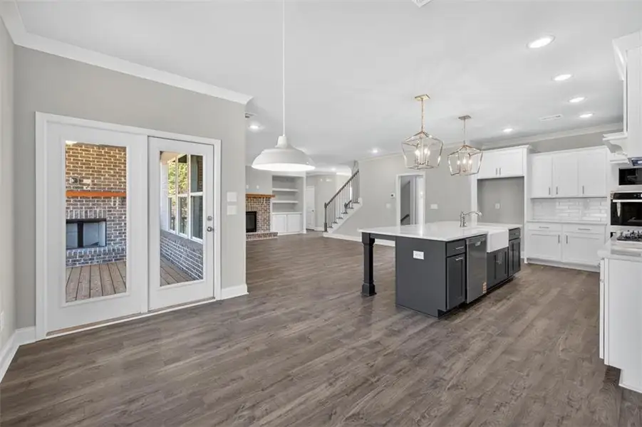 Furnished interior view inside a new home in , Gainesville (Image 17).