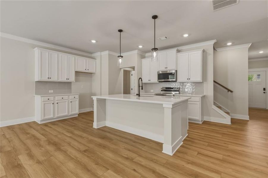 Furnished interior view inside a new home in Millstone at Mundy Mill, Gainesville (Image 6).