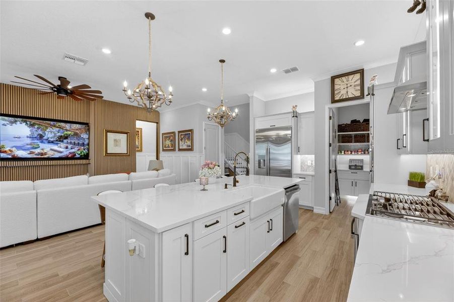 Furnished interior view inside a new home in SouthShore Yacht Club, Ruskin (Image 49).