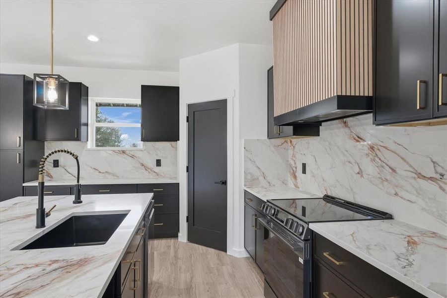 Furnished interior view inside a new home in , Eustace (Image 6).