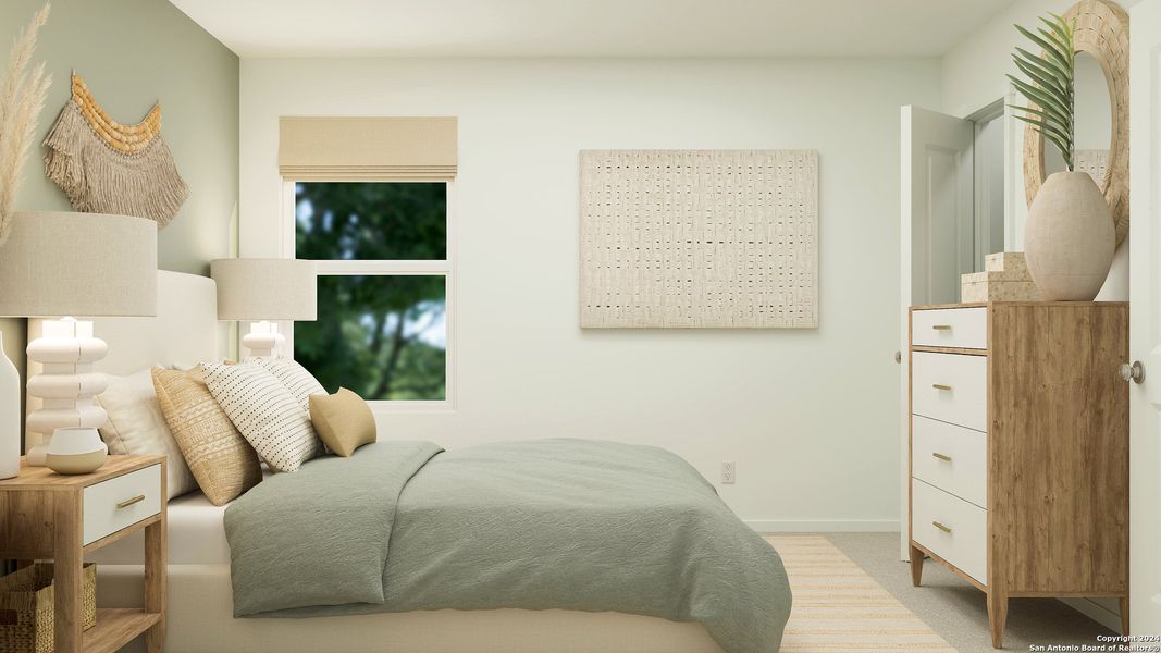 Furnished interior view inside a new home in Enclave at Horizon Pointe, Converse (Image 9).