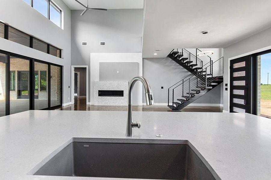 Close-up of interior finishes inside a home in , Sadler (Image 13).