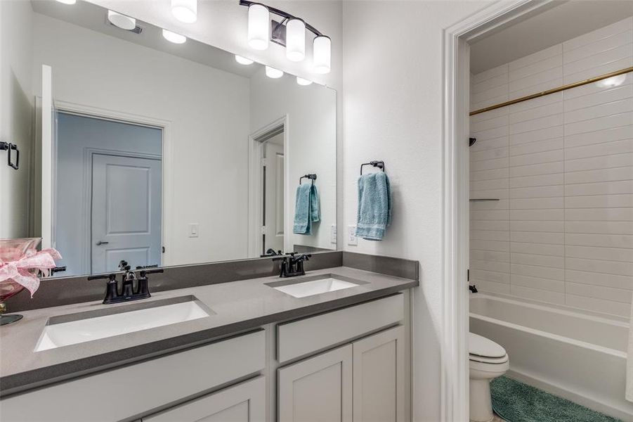 Furnished interior view inside a new home in , McKinney (Image 22).