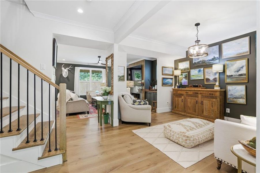 Furnished interior view inside a new home in , Canton (Image 16).