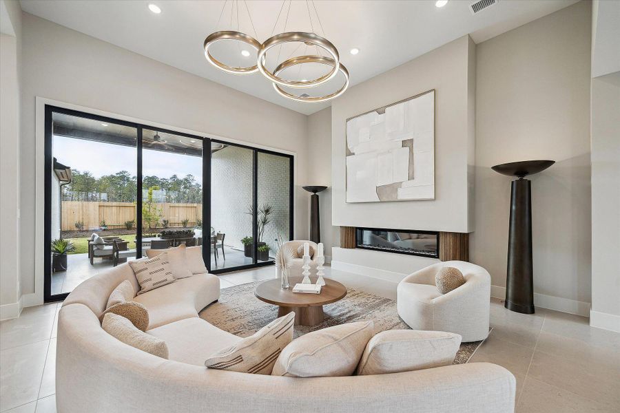Furnished interior view inside a new home in Audubon, Magnolia (Image 15).