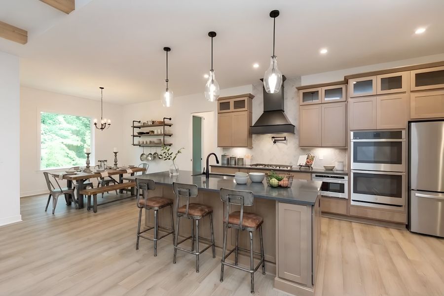 Furnished interior view inside a new home in Hidden Fields, Hoschton (Image 25).