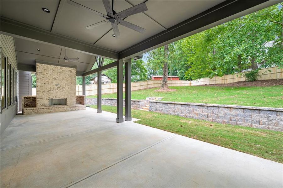 Exterior details and patio area of a home in , Powder Springs (Image 30).