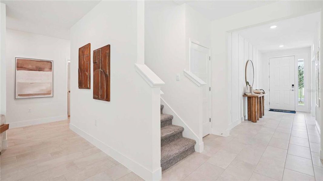 Furnished interior view inside a new home in Buchanan Trails, Newberry (Image 8).