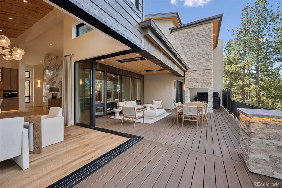 Furnished interior view inside a new home in , Monument (Image 10).