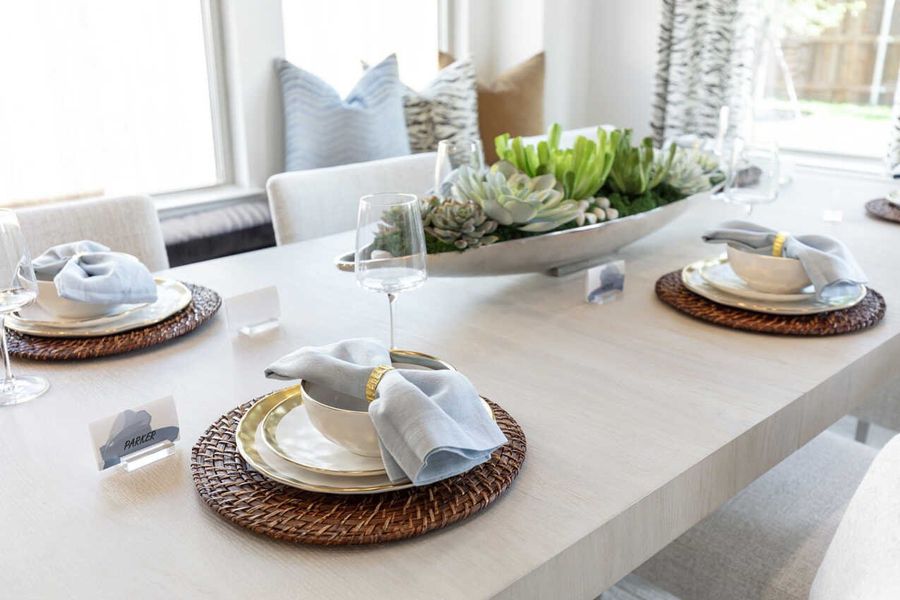 Representative Dining Room - some options shown Representative Dining Room - some options shown