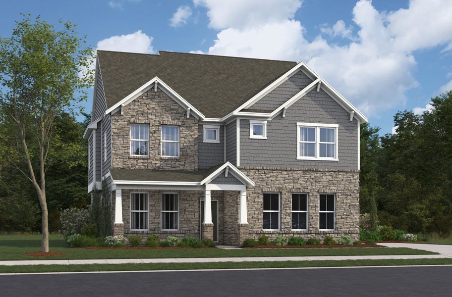 Representative exterior photo of a completed home built from the Plan by Beazer Homes in Acacia, Cumming, GA (Image 19). Representative exterior photo of a completed home built from the Plan by Beazer Homes in Acacia, Cumming, GA (Image 19).