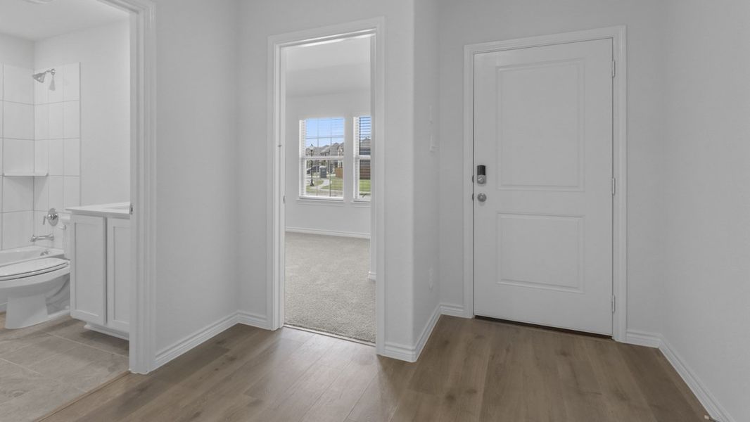 Spacious, unfurnished interior of a new home in Trailstone, Caddo Mills (Image 13). Spacious, unfurnished interior of a new home in Trailstone, Caddo Mills (Image 13).