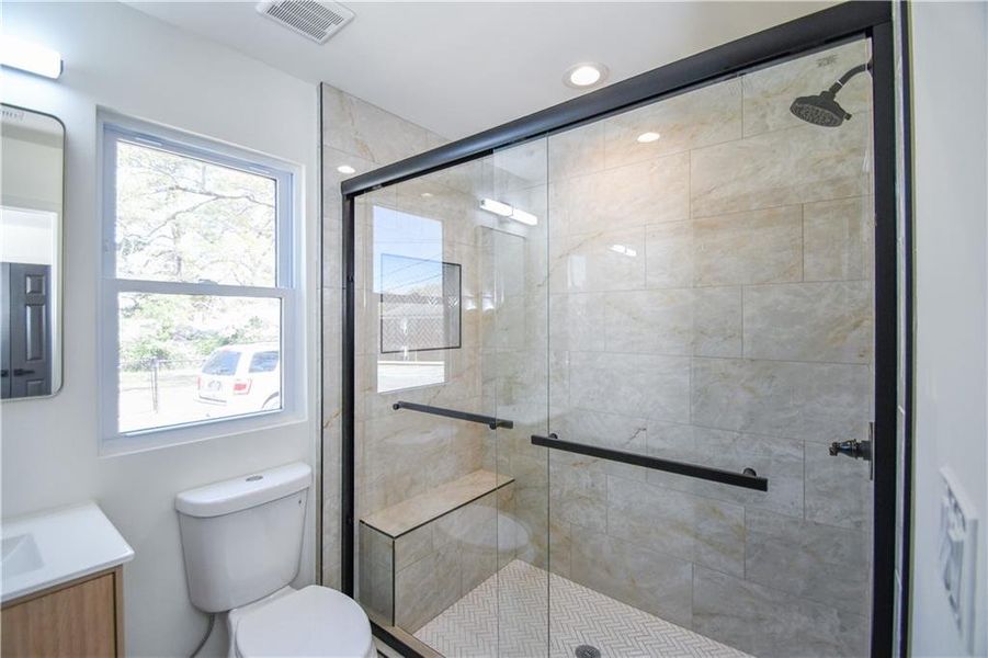 Furnished interior view inside a new home in , Atlanta (Image 13).